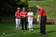 Heysham Golf club laughter UK golf day golf event followed by guest speaker Bruce Grobbellar and North West Comedian Lester Crabtree